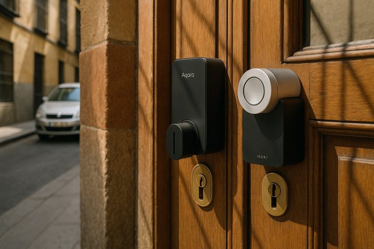 Aqara U200 vs Nuki Smart Lock Pro (4ª gen): qué cerradura inteligente encaja mejor en una puerta española