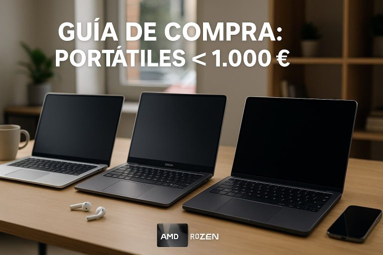 ¿Qué portátil comprar por menos de 1.000 €? Guía por perfil de uso ¿Qué portátil comprar por menos de 1.000 €? Guía por perfil de uso
