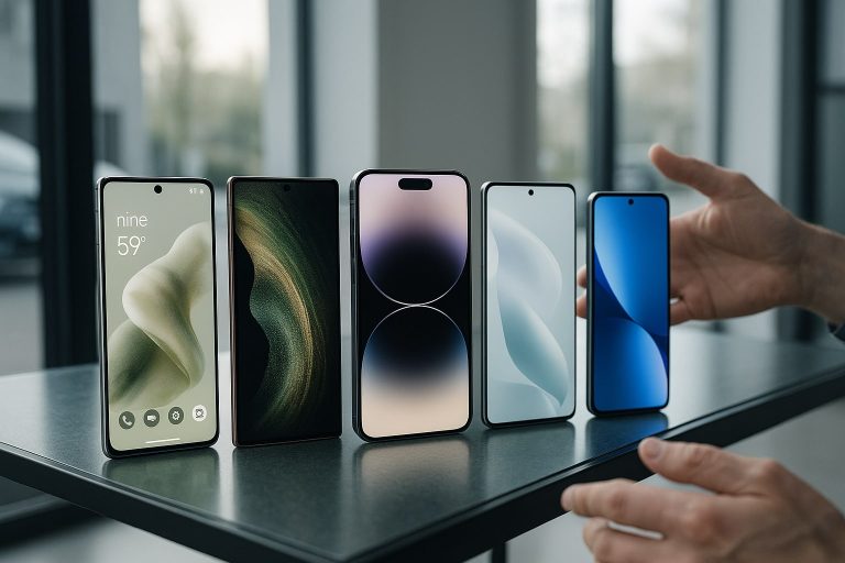 Top 5 smartphones flagship de 2025 ordenados por años de actualizaciones garantizadas
