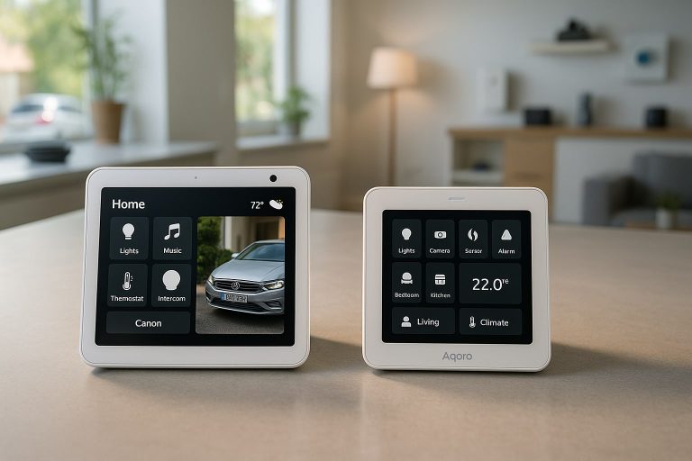 Amazon Echo Hub vs Aqara Panel Hub S100: qué panel de control domótico merece la pena