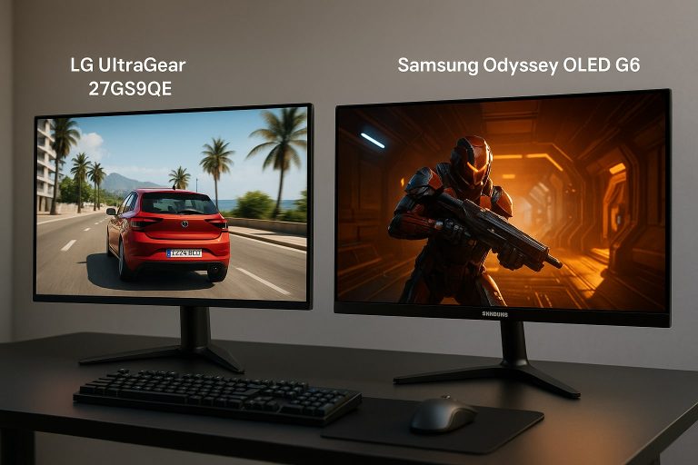 LG UltraGear 27GS95QE vs Samsung Odyssey OLED G6: qué monitor OLED 240 Hz comprar para PC gaming