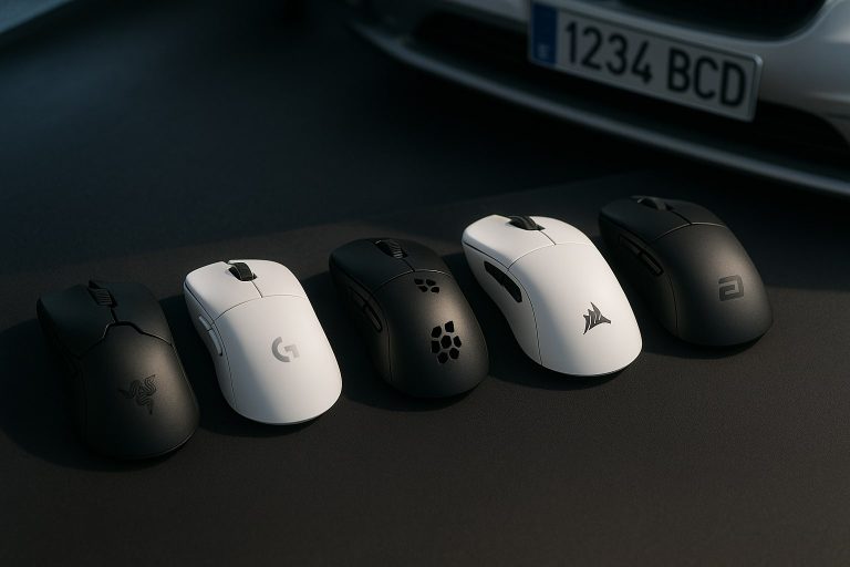 Top 5 ratones gaming inalámbricos ligeros bajo 150 € a la venta en España ordenados por precisión de sensor